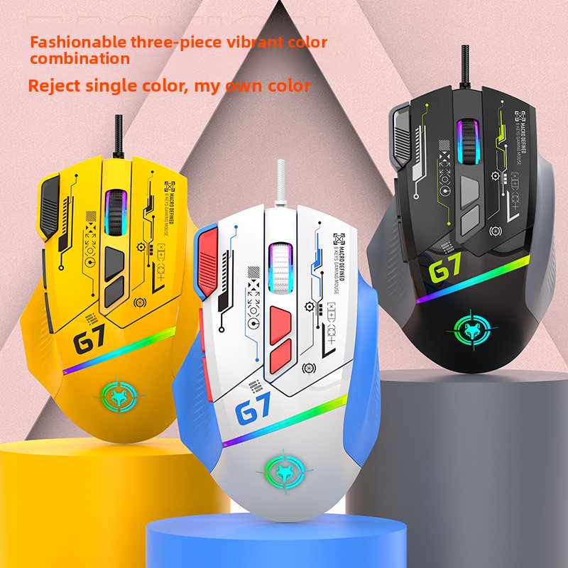 Gaming Keyboard Hot Swappable - G6 Wired Gaming Mouse 128000DPI ChipA826