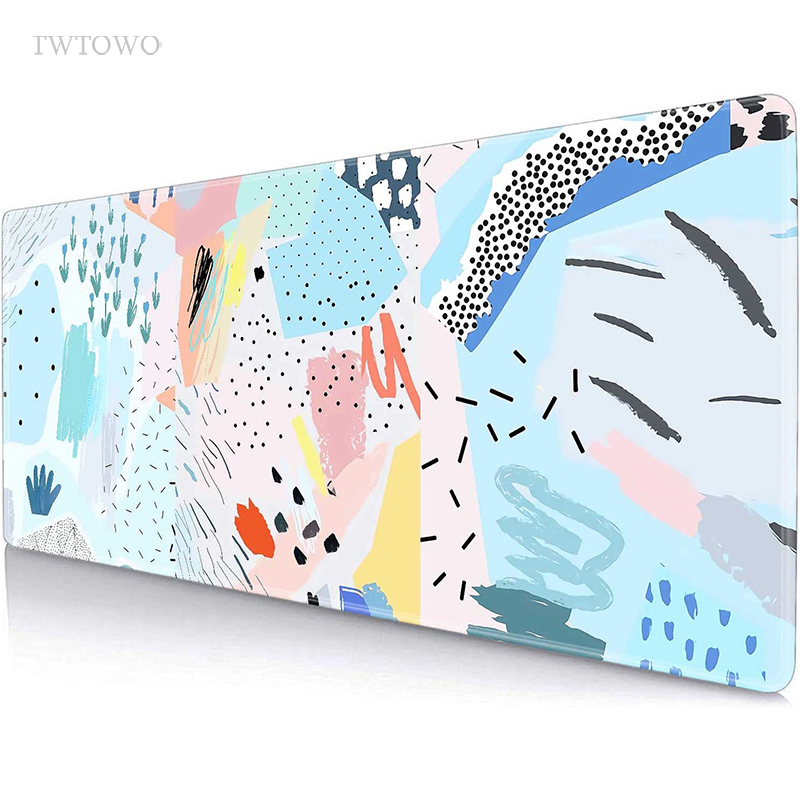 Gaming Keyboard And Mouse Combo - Abstract Graffiti Mouse Pad Gaming XL