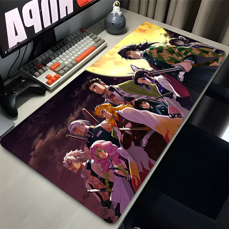 Gaming Keyboard Theme - Mousepad Anime D-demon Slayer Computer Accessories
