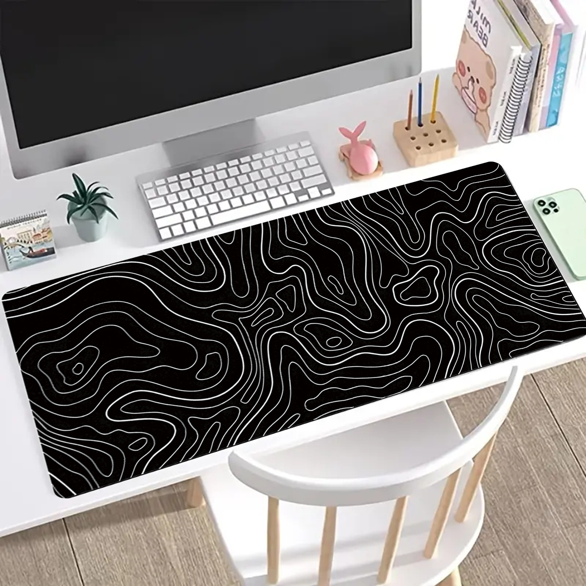 Gaming Keyboard Nearby - 1Pcs Gaming Mouse Pad Large Keyboard