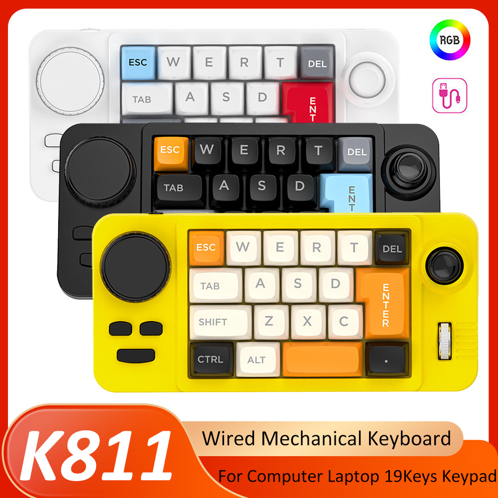 Gaming Keyboard Hot Swappable - RGB Hot Swap Wired Mechanical Gaming
