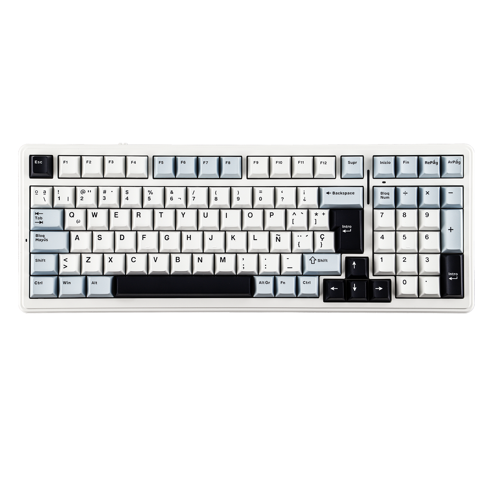 Gaming Keyboard Hot Swappable - AULA F99 ISO-ES 96% QWERTY Layout