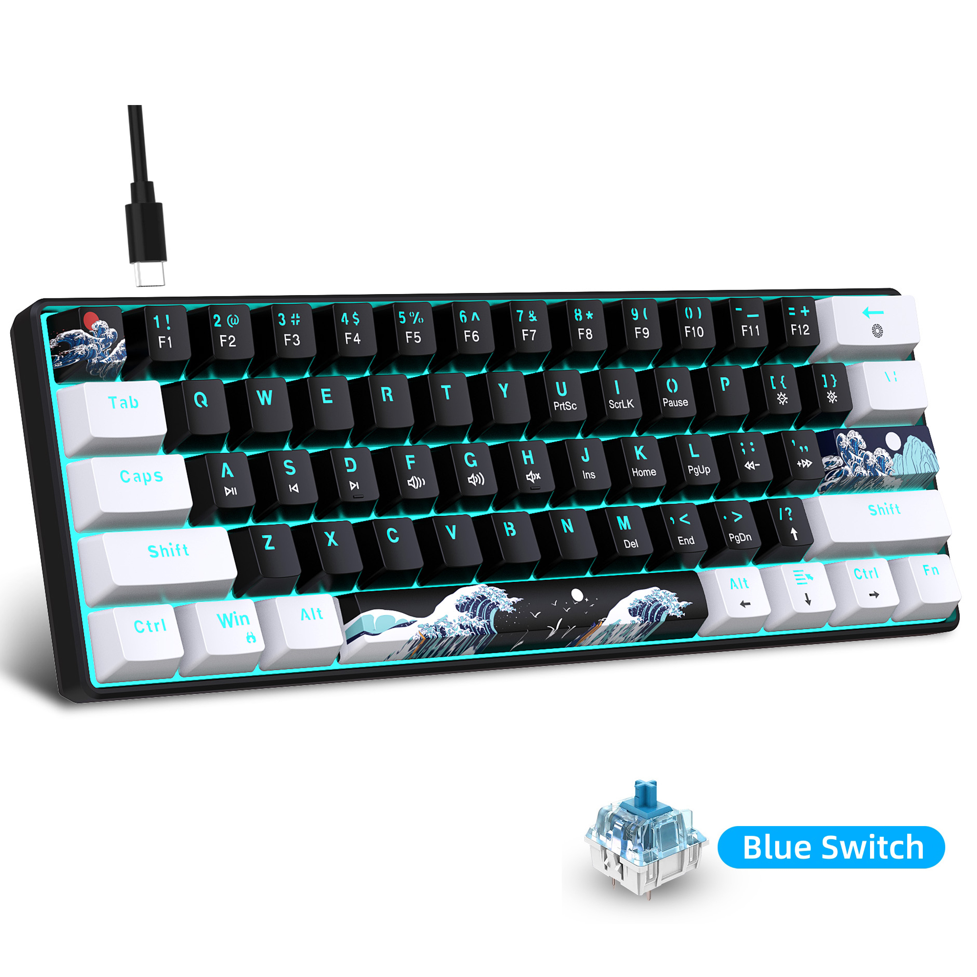 Gaming Keyboard Brand - 60% Mechanical Keyboard, Gaming Keyboard With