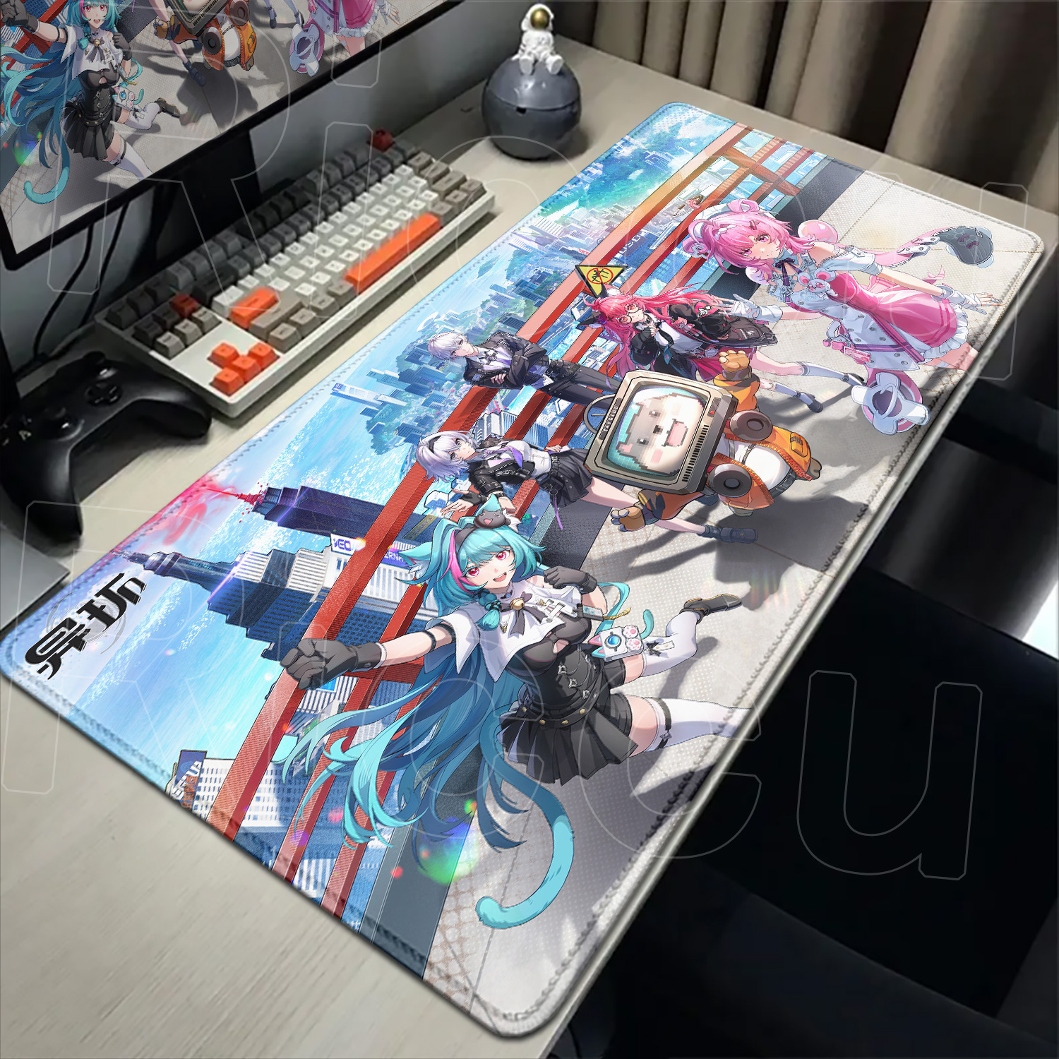 Gaming Keyboard Typewriter - Mouse Pad Neverness to Everness NTE