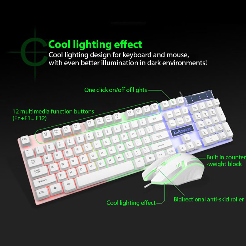 KM320 Keyboard And Mouse Set W - Gaming Keyboard Bundle review and price