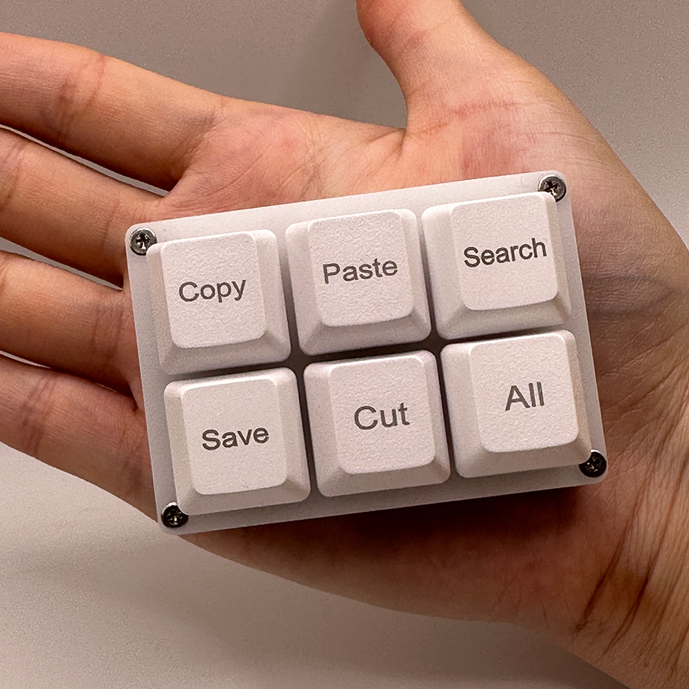 6Keys Copy Paste Search Save C - Gaming Keyboard 1 Hand review and price