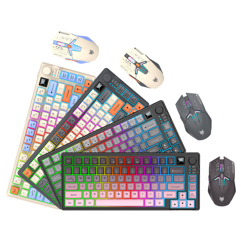 New Dual-Mode 80 Keys Wireless - Gaming Keyboard Bundle review and price