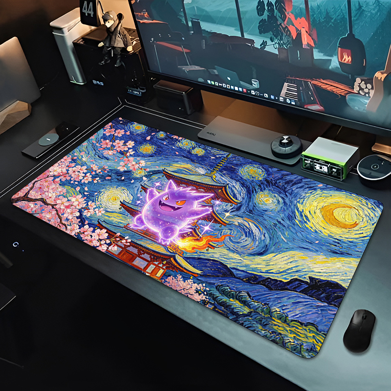 Anime Mouse Pad Pokemon Gengar - Gaming Keyboard Easy To Clean review and price
