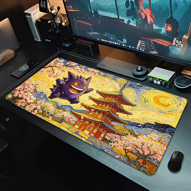 Anime Mouse Pad Pokemon Gengar - Gaming Keyboard Easy To Clean review and price