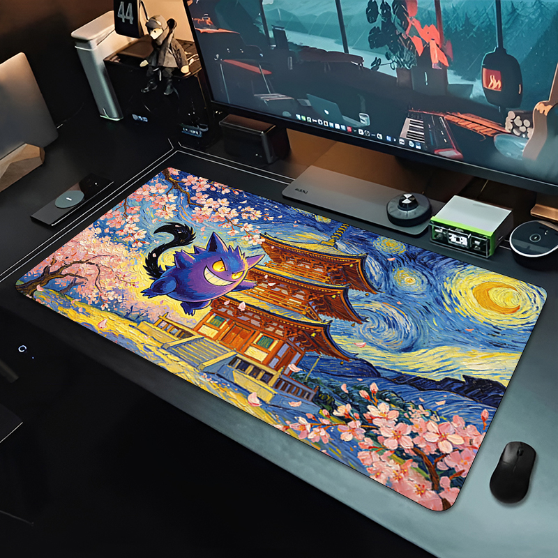 Anime Mouse Pad Pokemon Gengar - Gaming Keyboard Easy To Clean review and price
