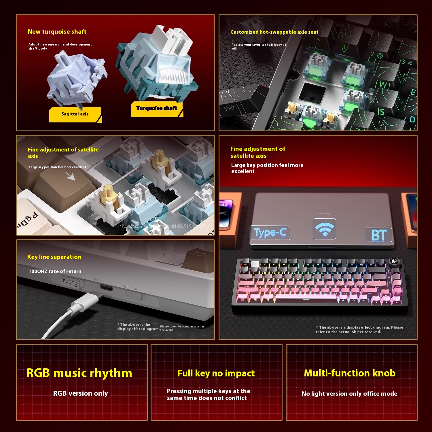 LEOBOG Hi75C Mechanical Keyboa - Gaming Keyboard Bundle review and price