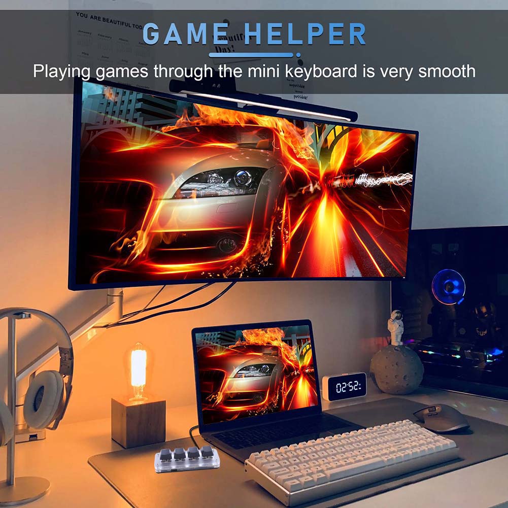 3 Key 1 Knob/4 Key One Handed  - Gaming Keyboard 1 Hand review and price