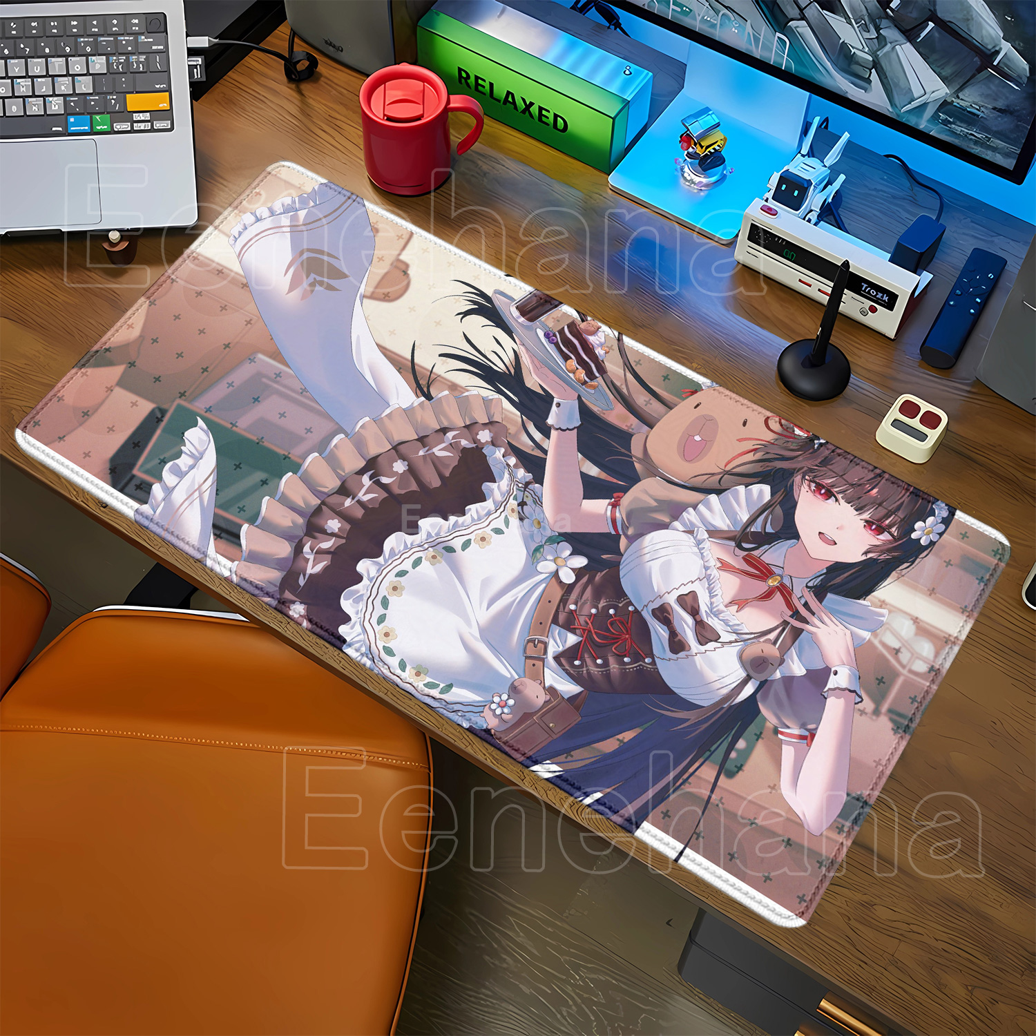 Mousepad Chisa New Role Kawaii - Gaming Keyboard Typewriter review and price