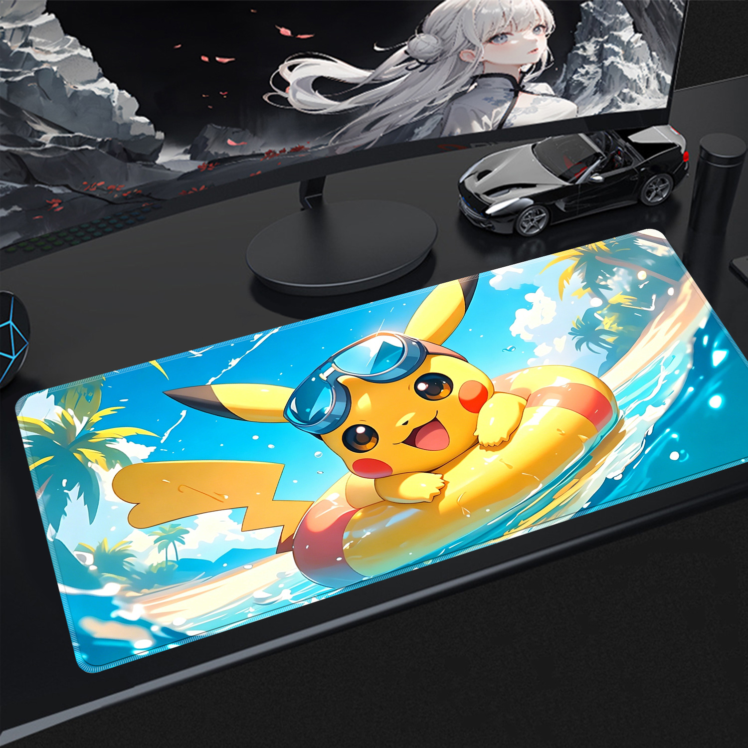 Gaming Mouse Pad 900x400 PC Po - Gaming Keyboard Easy To Clean review and price