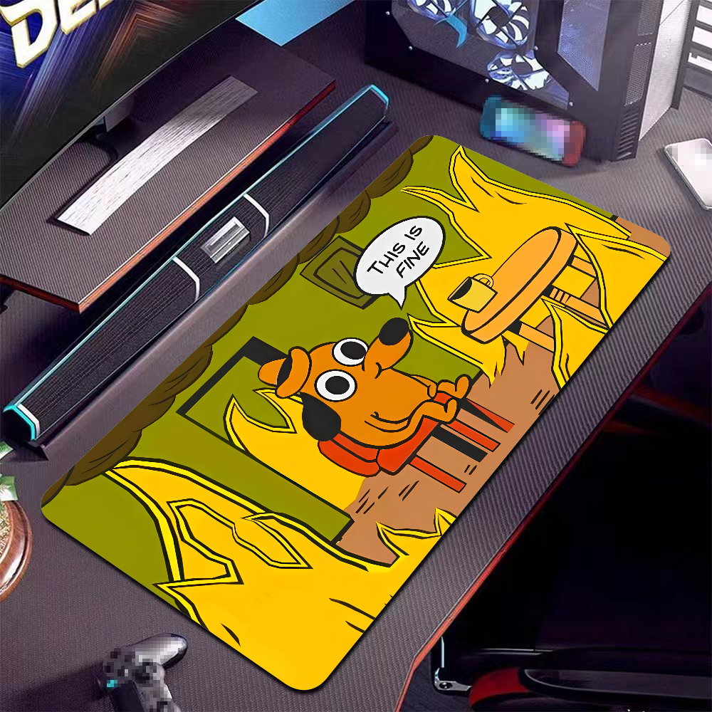 This Is Fine Dog Dachshund Mou - Gaming Keyboard High Ground review and price