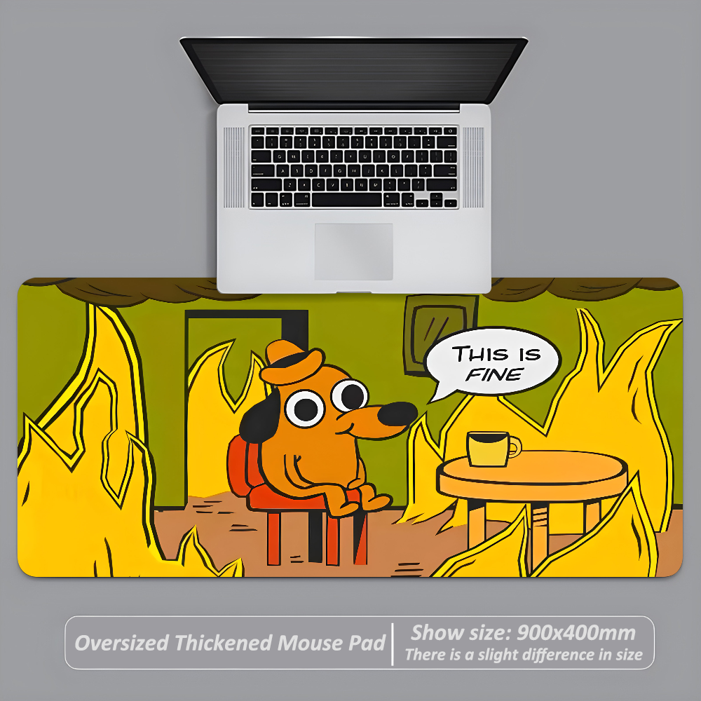 This Is Fine Dog Dachshund Mou - Gaming Keyboard High Ground review and price