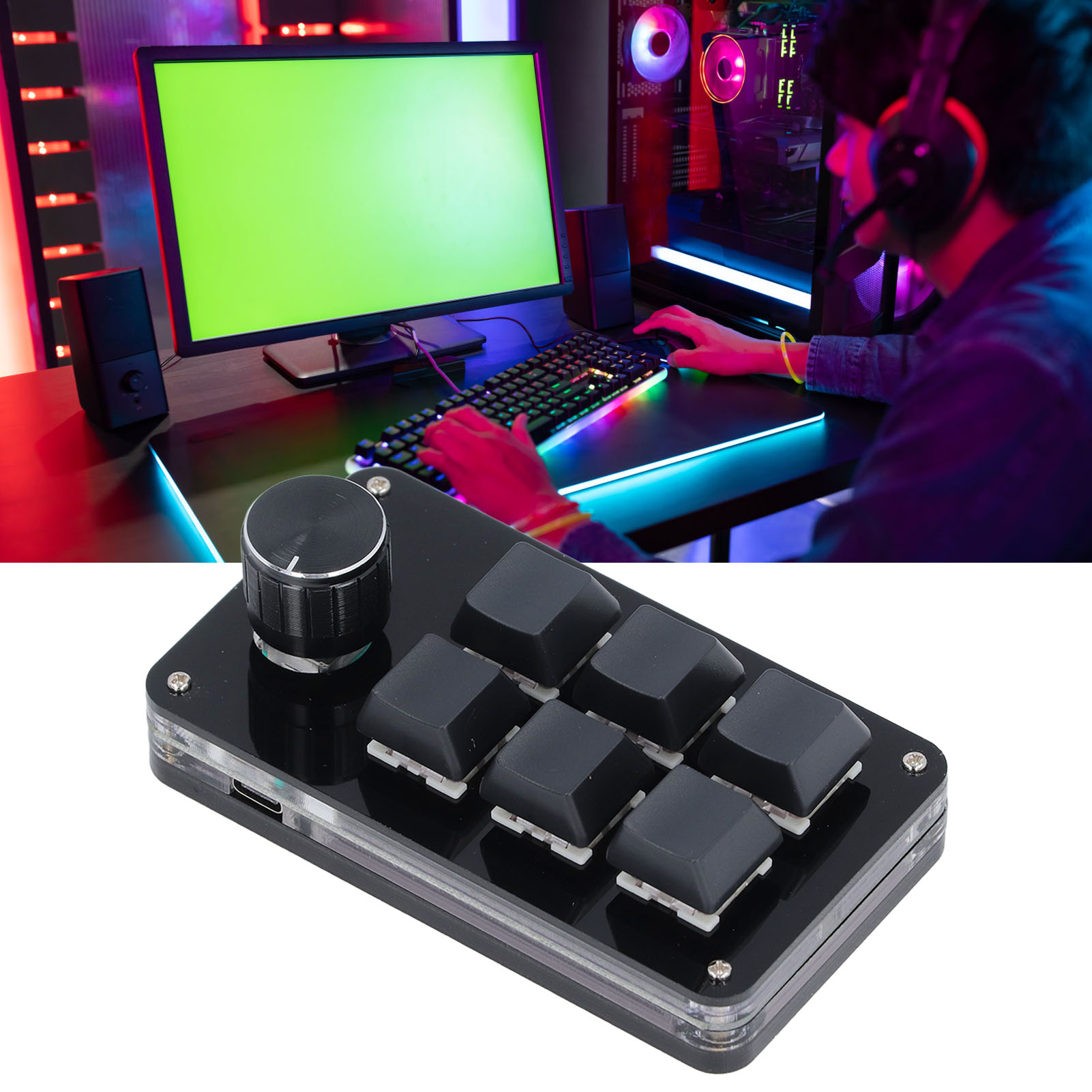 Mini Macro Mechanical Gaming K - Gaming Keyboard 1 Hand review and price