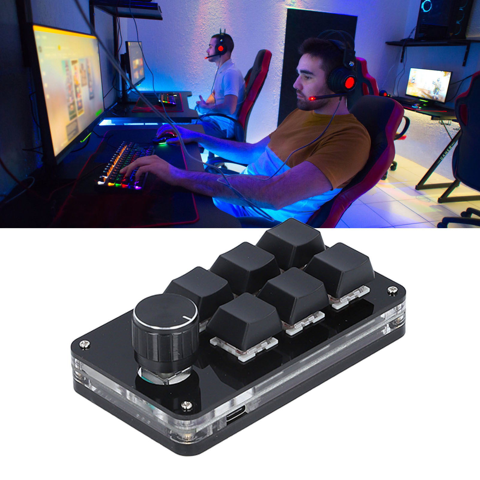 Mini Macro Mechanical Gaming K - Gaming Keyboard 1 Hand review and price