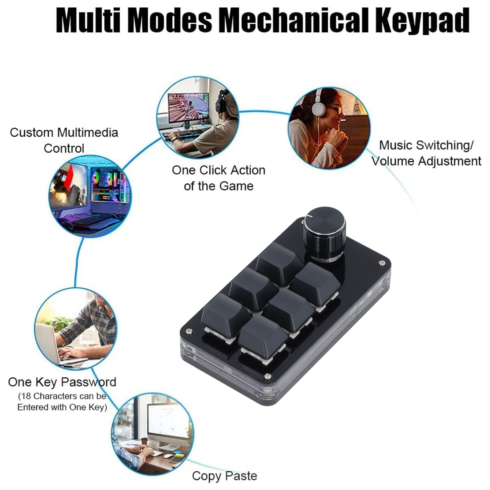 Mini Macro Mechanical Gaming K - Gaming Keyboard 1 Hand review and price