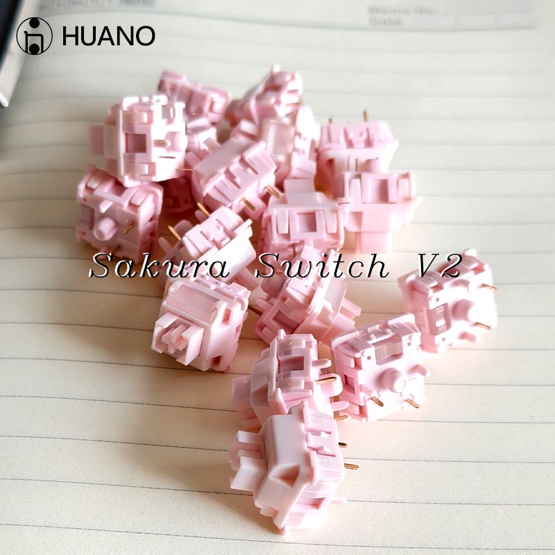 HUANO Sakura V2 Switch 5-Pins  - Gaming Keyboard Hot Swappable review and price