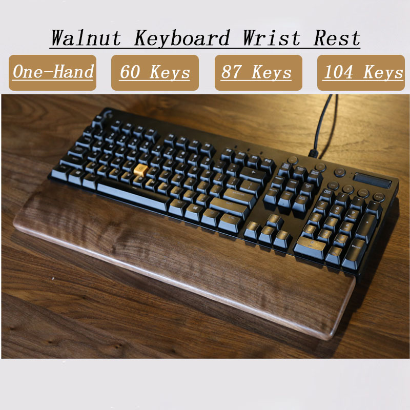 One-Hand Oak Walnut Wooden Key - Wrist Rest Wood review and price