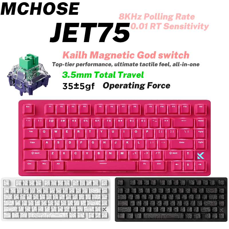 MCHOSE JET75  Magnetic Switch  - Gaming Keyboard Expensive review and price
