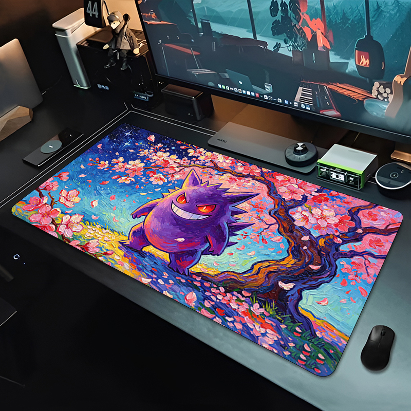 Mouse Pad sakura Gengar Gaming - Gaming Keyboard Easy To Clean review and price