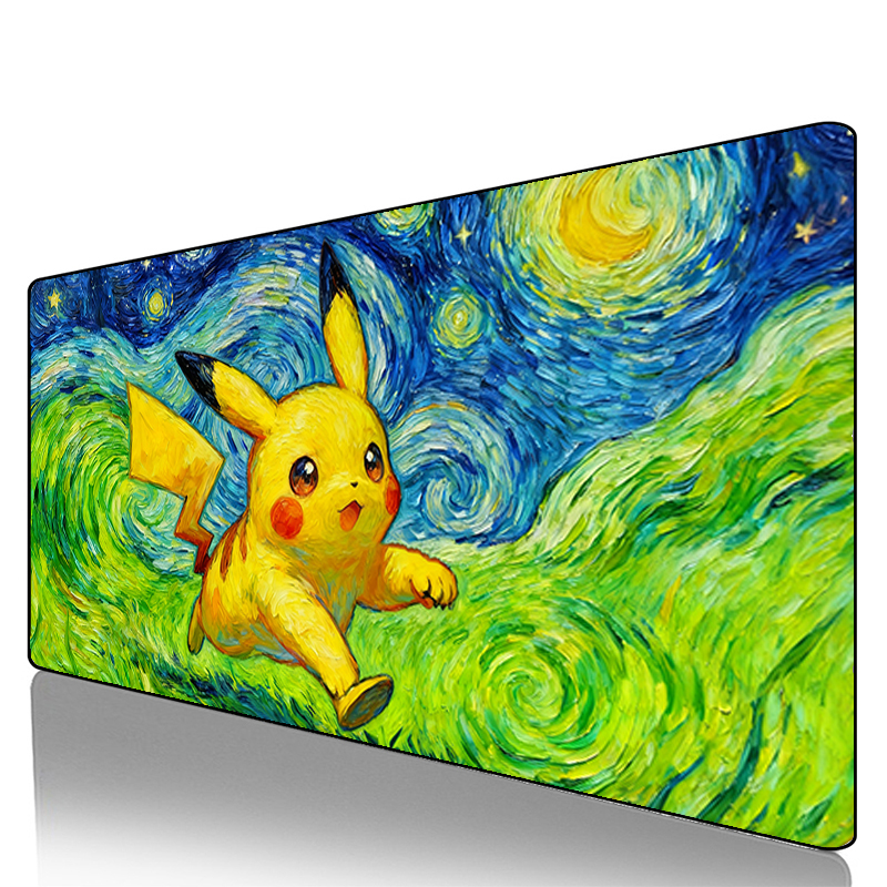 Mouse Pad Pokemon Pikachu Geng - Gaming Keyboard Easy To Clean review and price