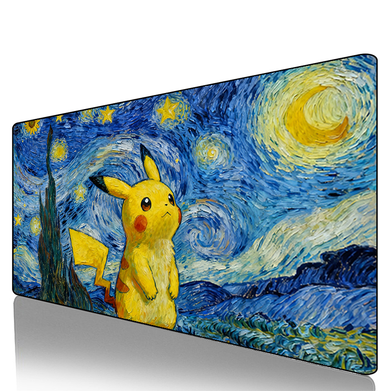 Mouse Pad Pokemon Pikachu Geng - Gaming Keyboard Easy To Clean review and price