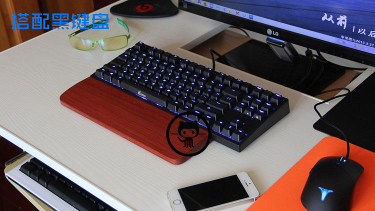 African Padauk Mechanical Keyb - Wrist Rest Wood review and price