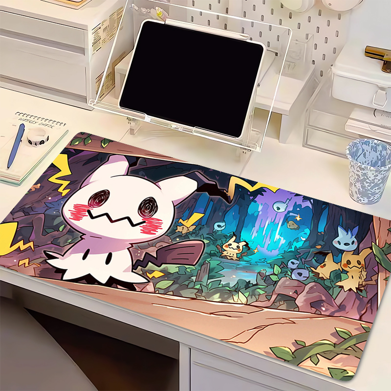 Natural Rubber Mouse Pad Pokem - Gaming Keyboard Easy To Clean review and price