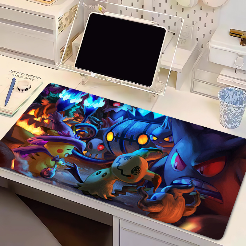 Natural Rubber Mouse Pad Pokem - Gaming Keyboard Easy To Clean review and price