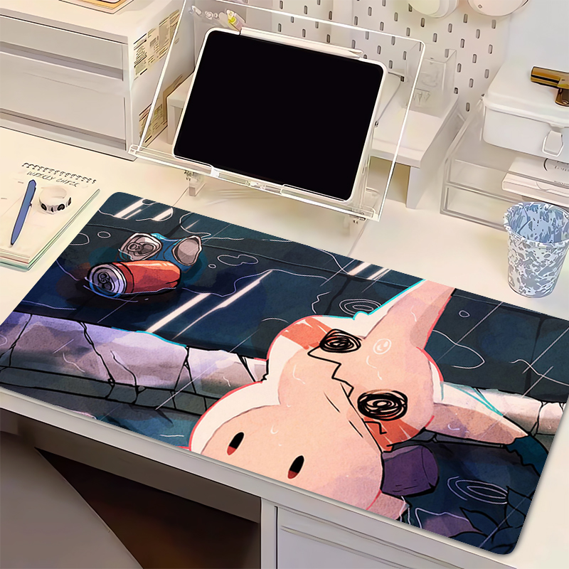 Natural Rubber Mouse Pad Pokem - Gaming Keyboard Easy To Clean review and price