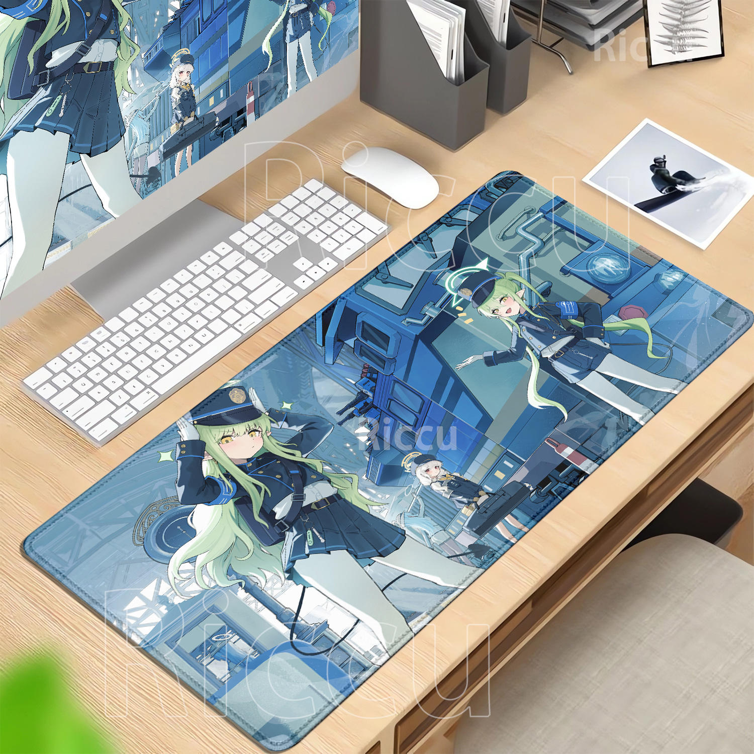 Gaming Mousepad Blue Archive H - Gaming Keyboard Typewriter review and price