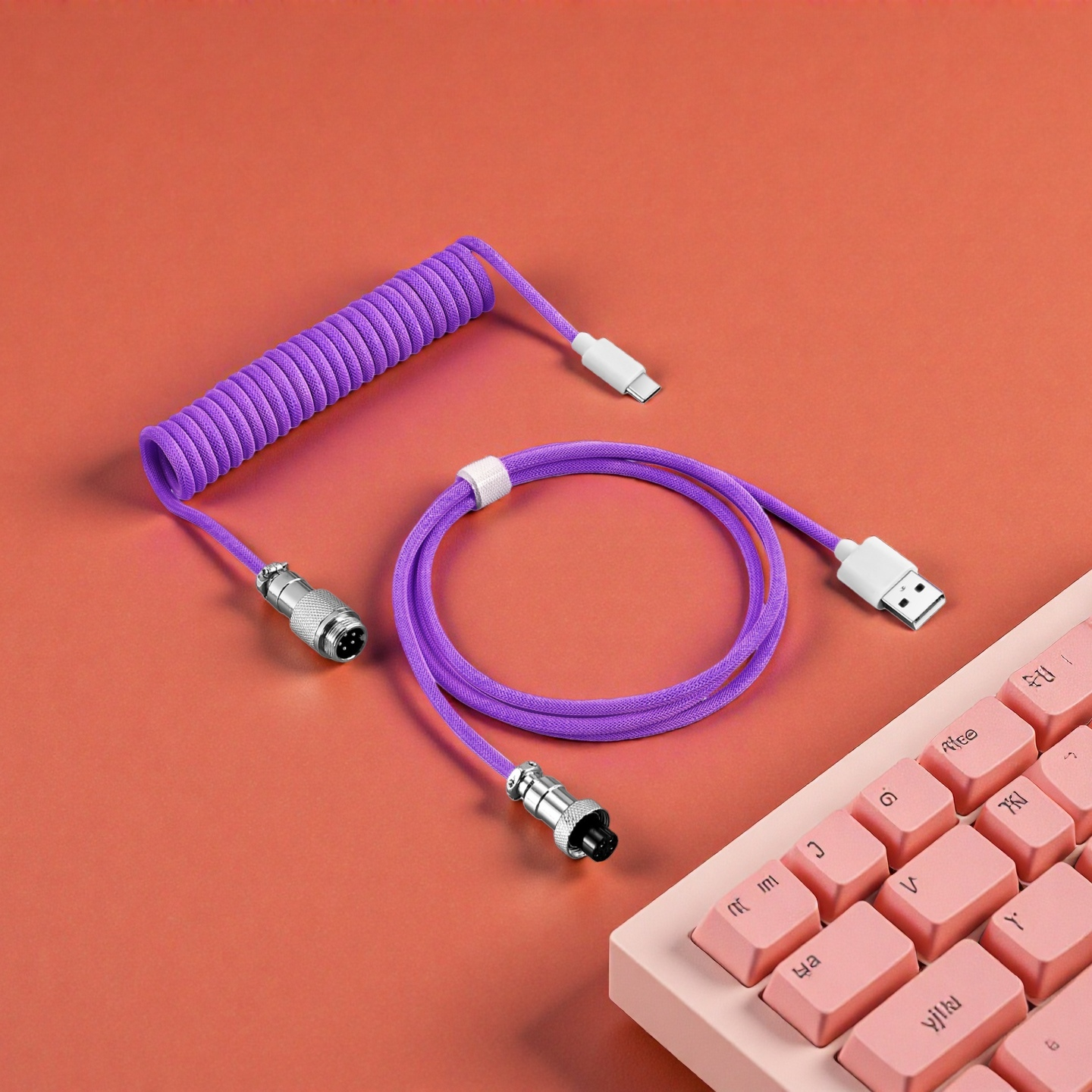 Type C USB aviator coiling cab - Gaming Keyboard Brand review and price