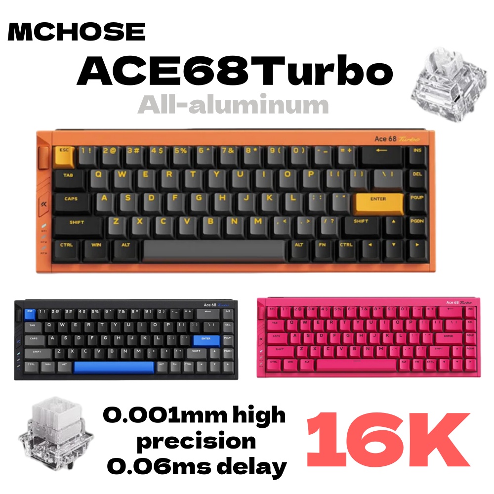 MCHOSE Ace68 Turbo 16k Magneti - Gaming Keyboard Expensive review and price