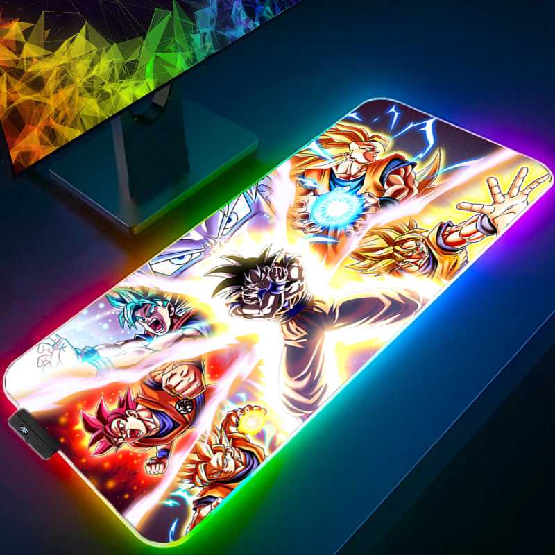LED Mouse pad Dragon Ball Comp - Gaming Keyboard Theme review and price