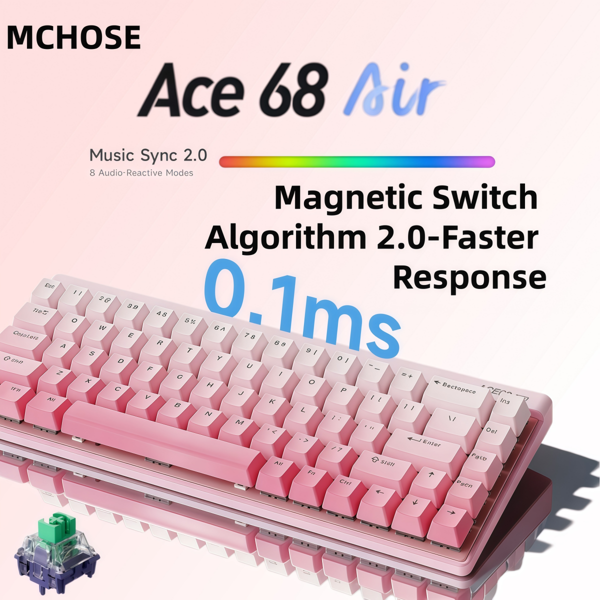 Mchose Ace68Air Gaming Keyboar - Gaming Keyboard Expensive review and price