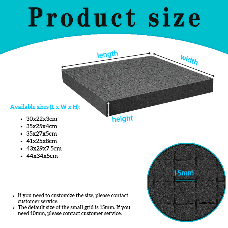 Pre-cut Foam Insert Precorte S - Polyurethane Foam Sheet review and price
