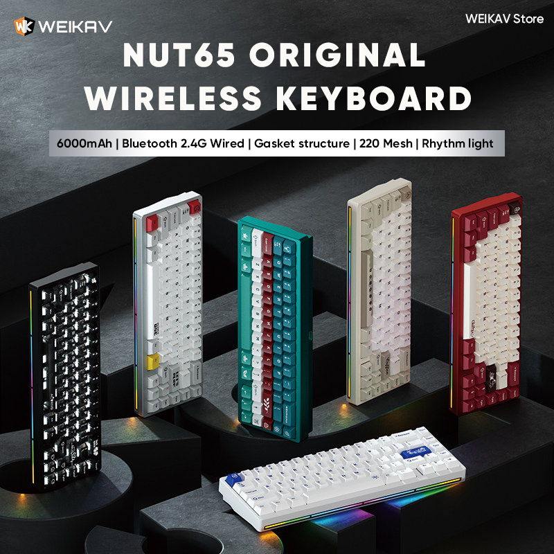 WEIKAV NUT65 Wireless Gaming A - Gaming Keyboard Bundle review and price