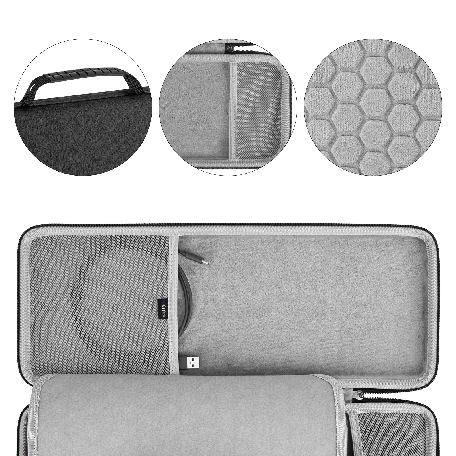 Geekria Keyboard Case for 84-K - Gaming Keyboard Mechanical Wireless review and price