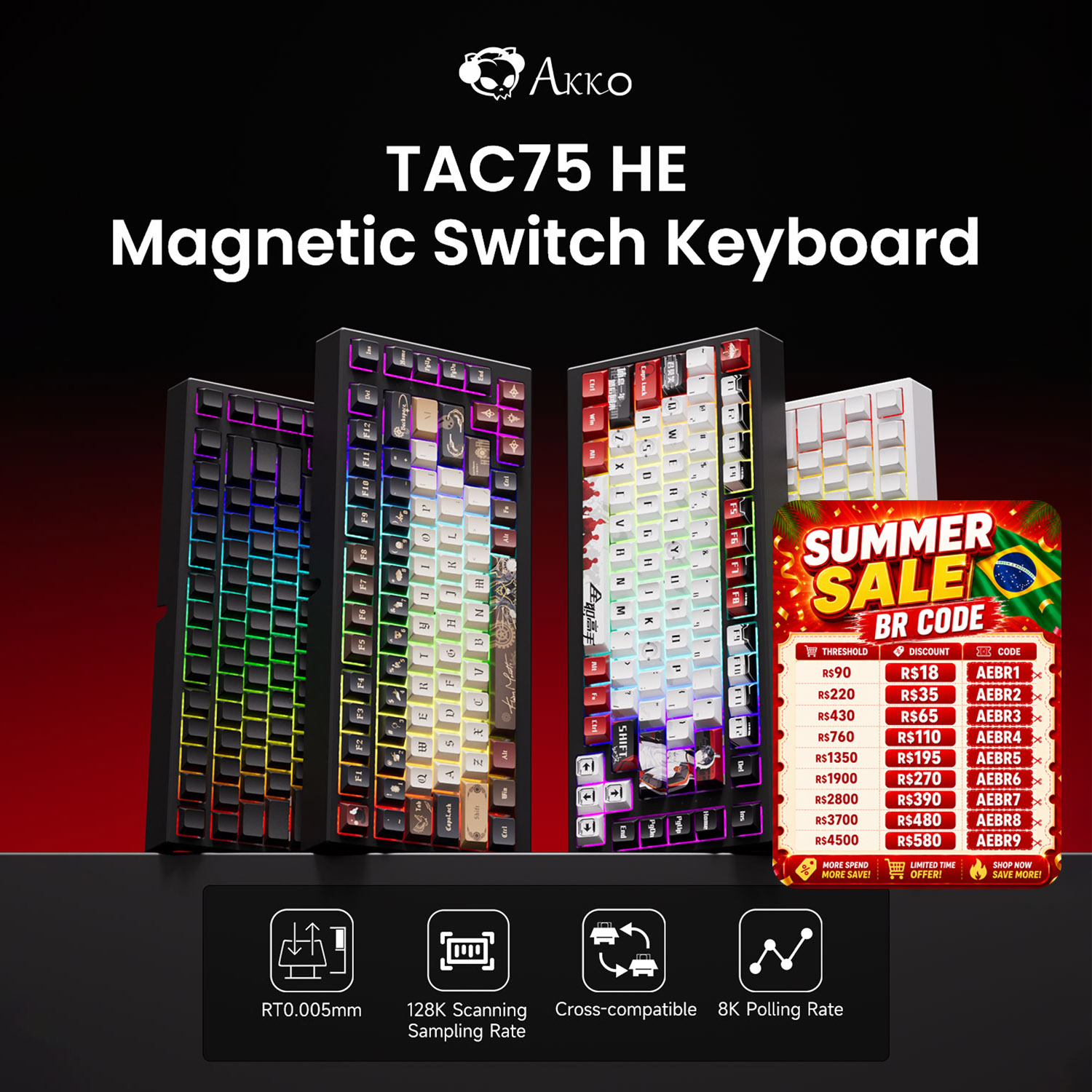 AKKO TAC75 HE Magnetic Switch  - Gaming Keyboard Expensive review and price