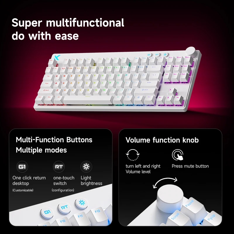 MCHOSE MIX87 Multifunctional m - Gaming Keyboard Expensive review and price