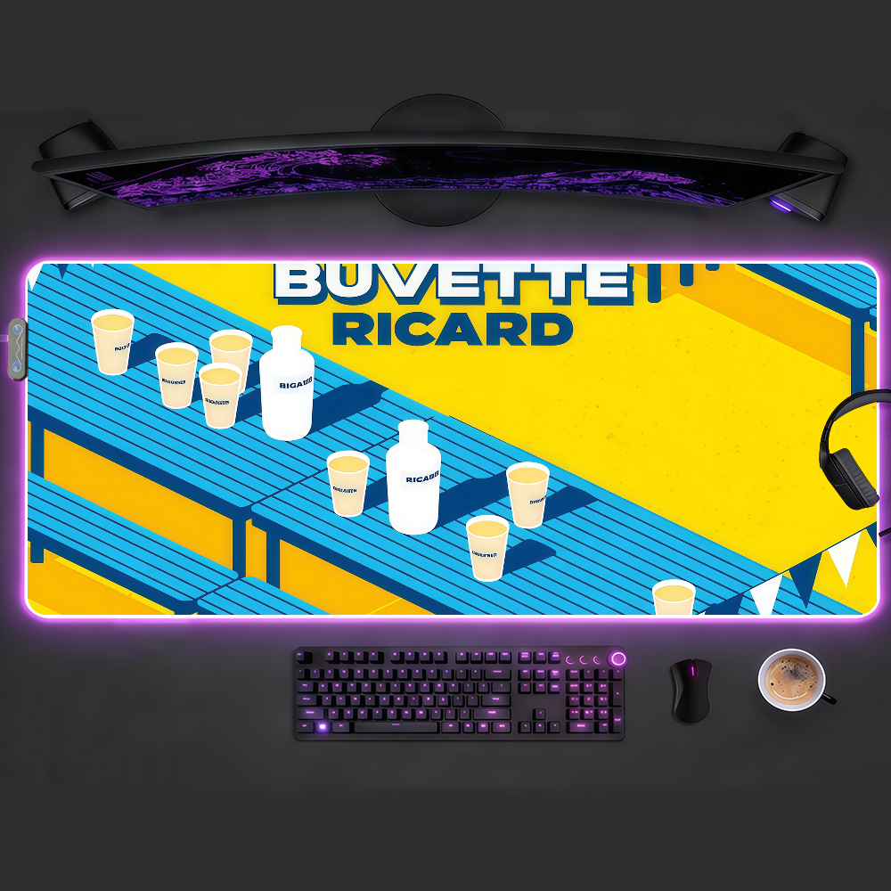 Brand R-Ricard Mouse Pad Water - Gaming Keyboard Brand review and price
