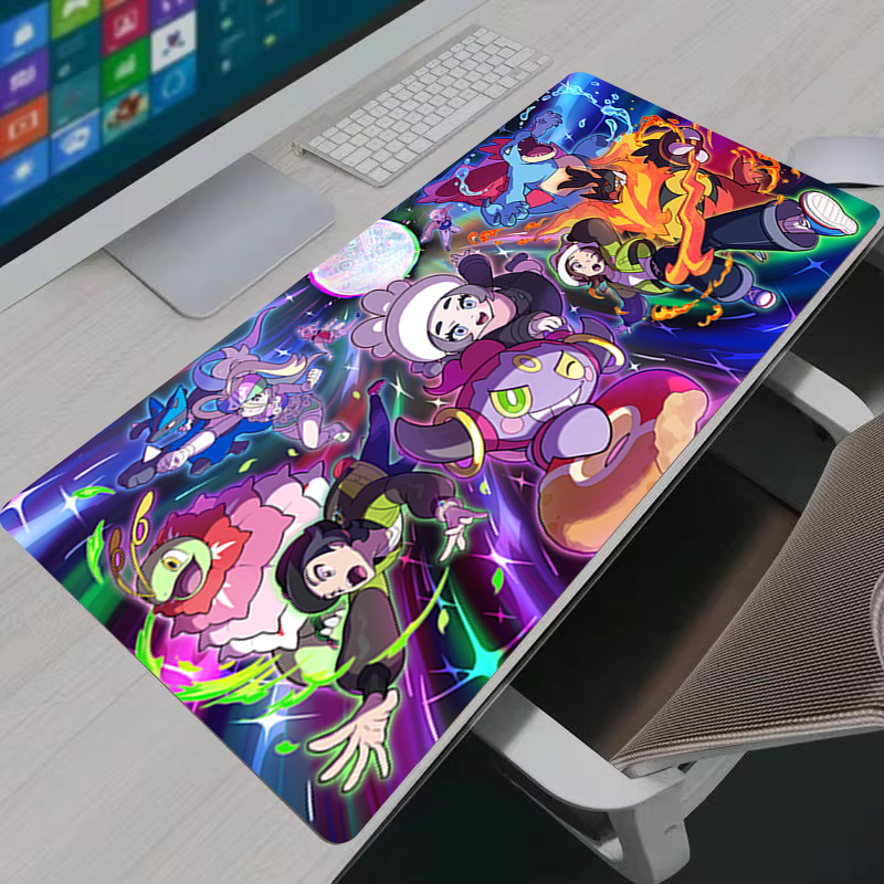 Mouse Pad Large P-pokemon Hoop - Gaming Keyboard Easy To Clean review and price