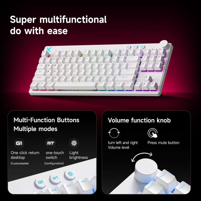 Mchose Mix87 Magnetic Swtich K - Gaming Keyboard Expensive review and price