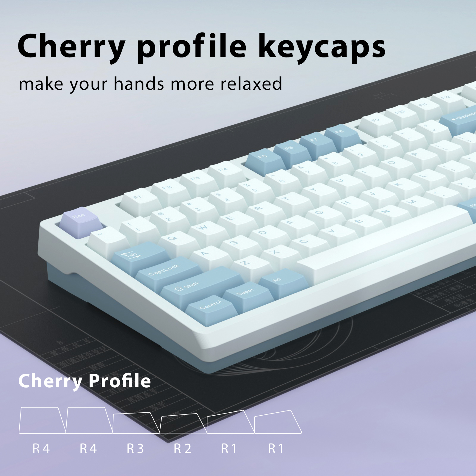 KBDiy GMK Illusion Keycap Cher - Gaming Keyboard Typewriter review and price