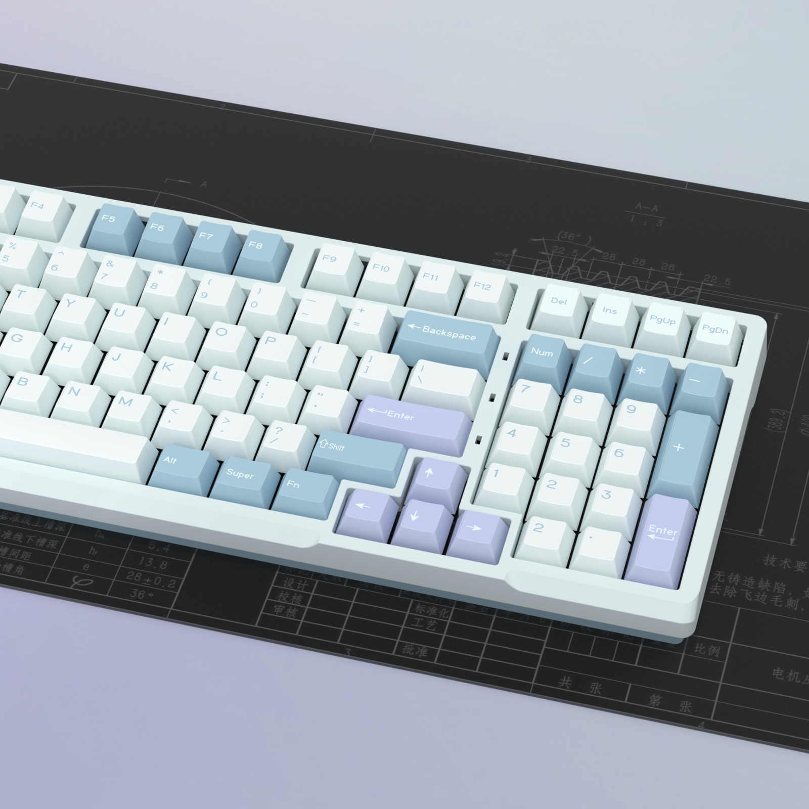 KBDiy GMK Illusion Keycap Cher - Gaming Keyboard Typewriter review and price