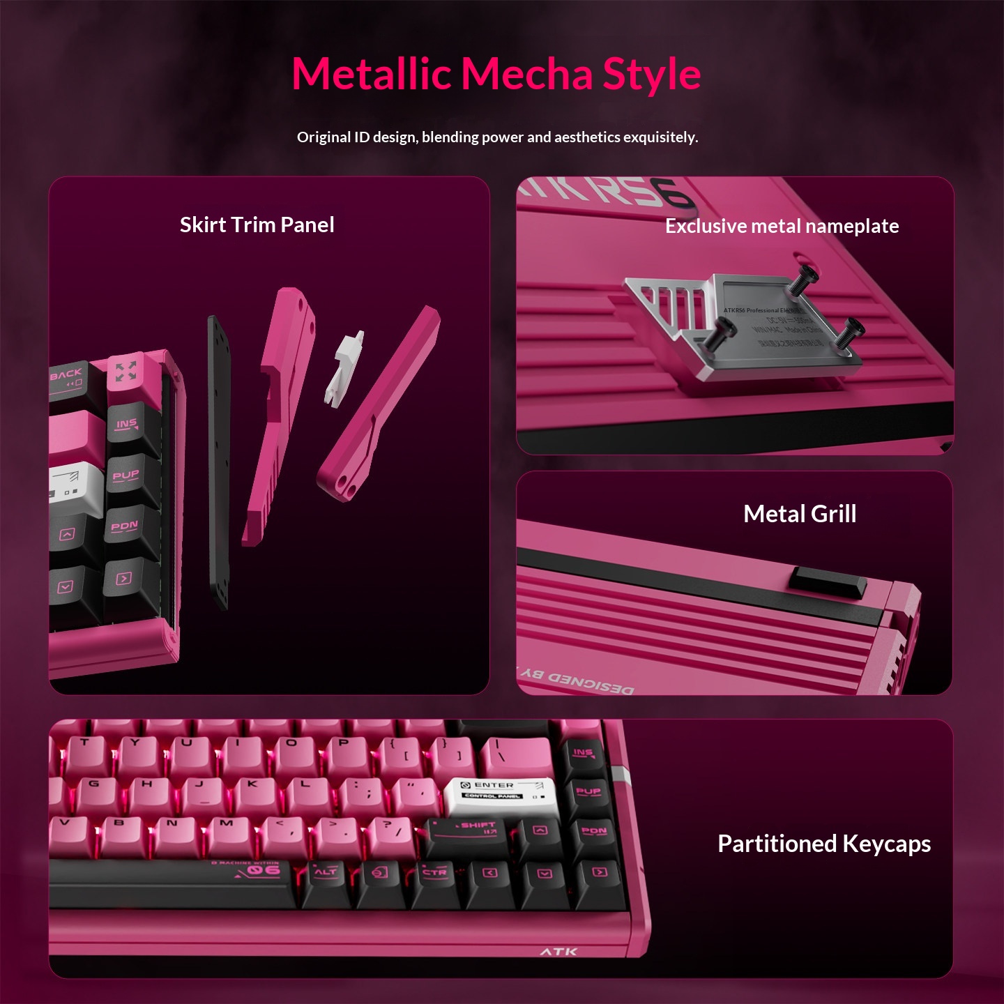 ATK RS6 Aluminum Hall Effect M - Gaming Keyboard Expensive review and price