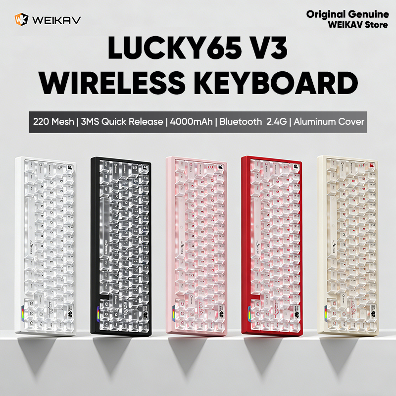 WEIKAV Lucky65 V3 Lucky65V3 Wi - Gaming Keyboard Bundle review and price